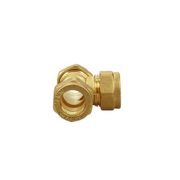 Accept customized hose barb fitting brass tee connector