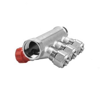 Female thread stainless steel mixing valve with three mouth