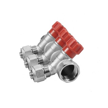 Female thread stainless steel mixing valve with three mouth