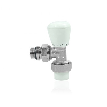Low price nickel plating thermostatic radiator valve for heating system