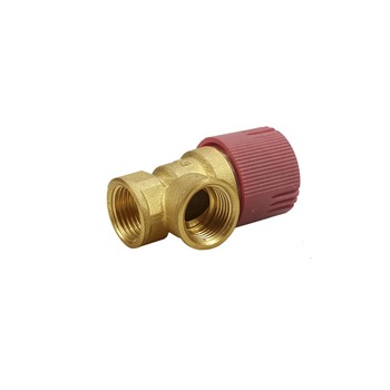 Pressure control red cap brass safety valve with wholesale price