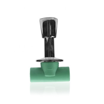 High technology multipurpose top quality stop valve with green pipe