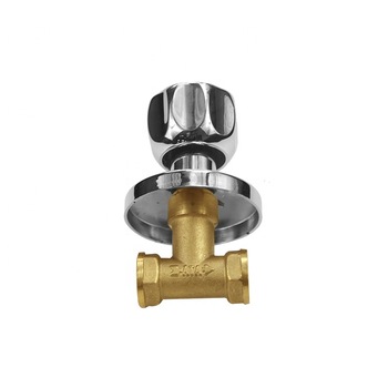 1 2 inch water inlet manual control brass angle stop valve