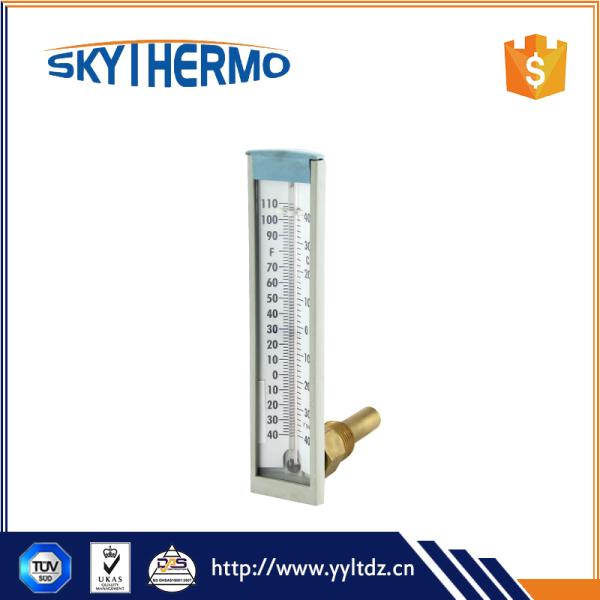 V line glass rod plastic case water fever temperature boat thermometer