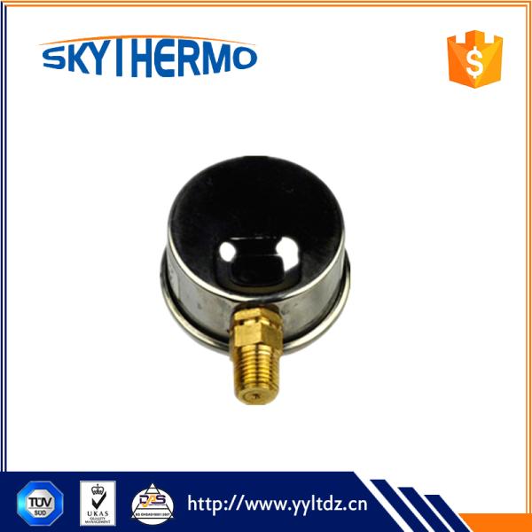 different dial size oil filled bottom ss type bourdon type safety pressure gauge manometer