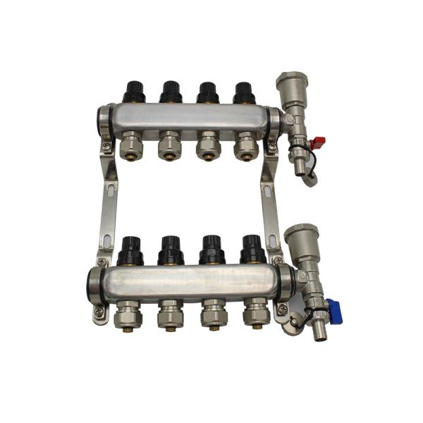 OEM china suppliers stainless steel Forging Water heating Valve Heater stainless steel manifold HVAC System