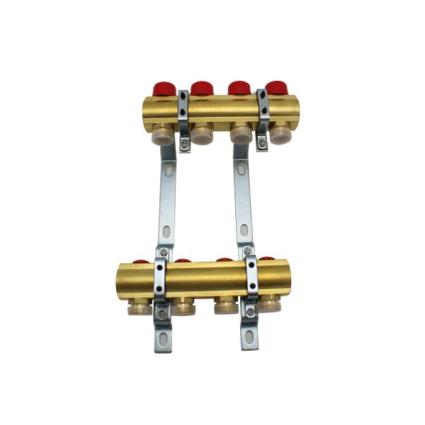 OEM 3 loops,4 loops,5 loops to 12 loops brass manifold floor heating high quality