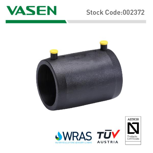 <font color='red'>VASEN</font> HDPE Pipe <font color='red'>Fitting</font> <font color='red'>Electrofusion</font> <font color='red'>Coupler</font>