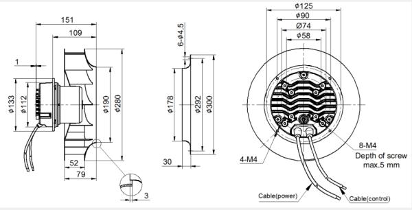 SANMU ECF(K)6E280-PLHDAJ0 - Coowor.com