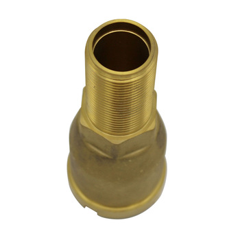 Brass threaded solder fittings coupler for copper pipes