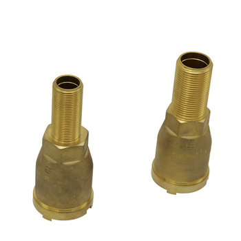 Brass threaded solder fittings coupler for copper pipes