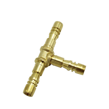 2 male 1 female brass union tee fittings for pressure gauge