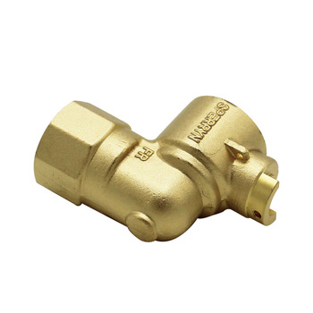 Brass compression fitting elbow for copper pipe
