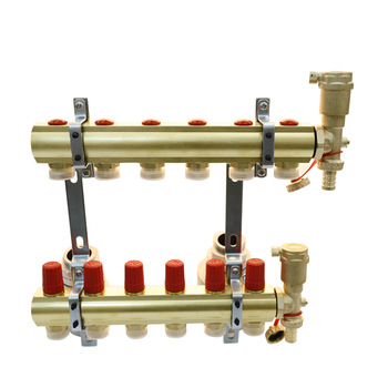 Good quality factory heating forged copper brass water valve manifold