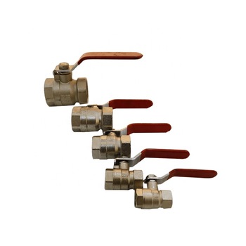 High quality all brass copper water oil gas brass ball valve with sphenoid handle