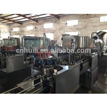 3 in 1 Complete Juice Coconut Water Bottle Washing Filling and Capping Production Line