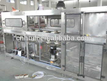 QGF-240 full automatic barrel washing filling capping barrel package production line