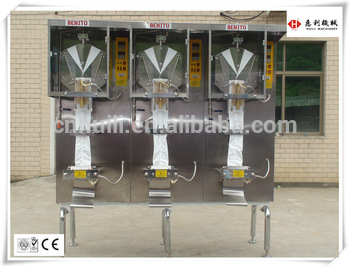 3 in 1 Automatic liquid packing machine for milk and beverage