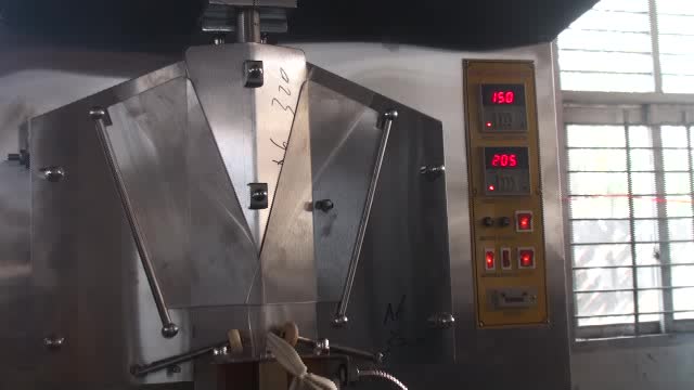 Automatic liquid packing machine (with stainless steel UV sterilizer & ribbon printer & alarm light)