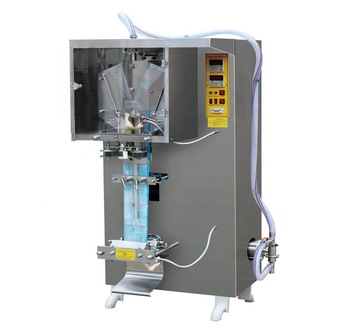 Automatic liquid packing machine (with stainless steel UV sterilizer & ribbon printer & alarm light)