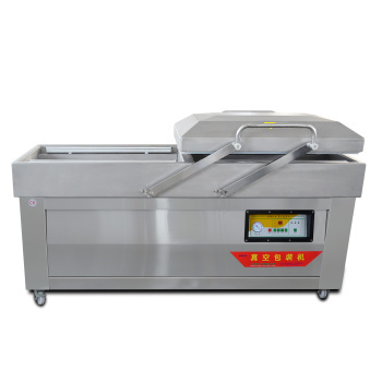 rice and chicken double chamber vacuum packaging machinery/vacuum packaging machine/vacuum sealer machine