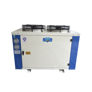 FNU air condenser fin type air cooling condenser with two fans for air cooled industrial