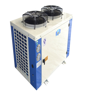 FNU air condenser fin type air cooling condenser with two fans for air cooled industrial