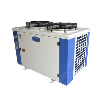 FNU air condenser fin type air cooling condenser with two fans for air cooled industrial