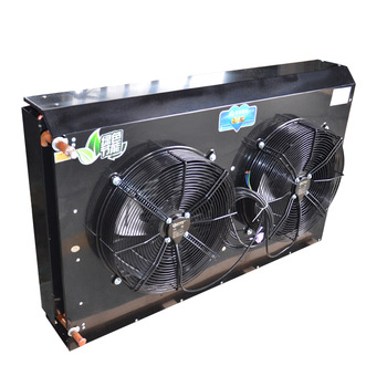 FNH type two motors condenser with Small brass belt guard air cooled condenser