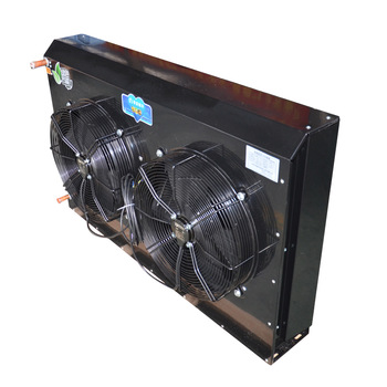 FNH type two motors condenser with Small brass belt guard air cooled condenser