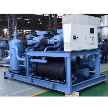 Piston parallel bitzer compressor condensing unit in safe refrigeration