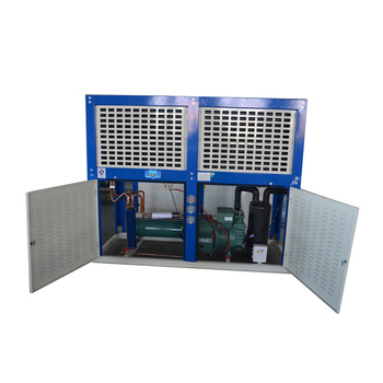 Semi-enclosed Bitzer refrigeration freezer Piston air cooled condensing unit