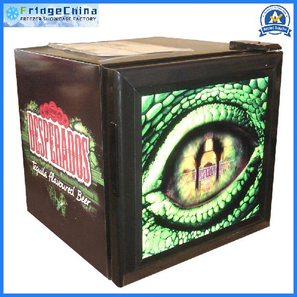 Mini Portable Glass Door Beer Display Fridge Customized Cooler