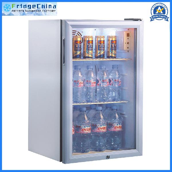 Mini Beverage Display Upright Cooler Commercial Hotel Kitchen Refrigerator Bar Fridge