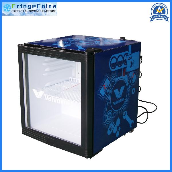 52L <font color='red'>Mini</font> <font color='red'>Glass</font> <font color='red'>Door</font> <font color='red'>Fridge</font> with Shiny <font color='red'>LED</font> <font color='red'>Door</font>