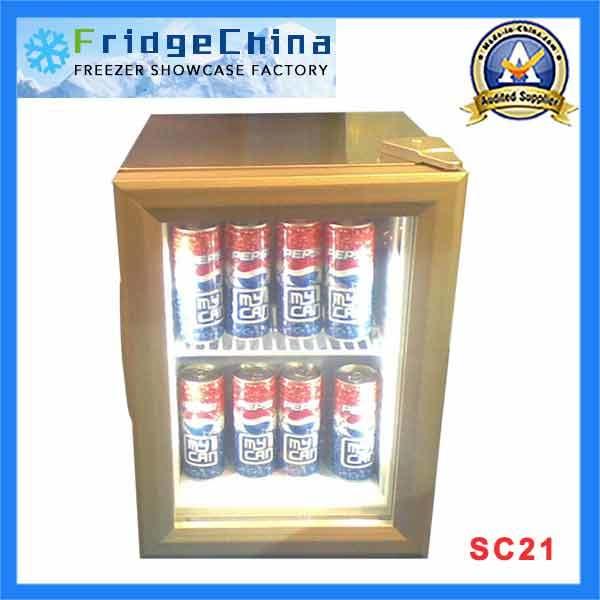 Single Glass Door Compact Beverage Center Display Cooler