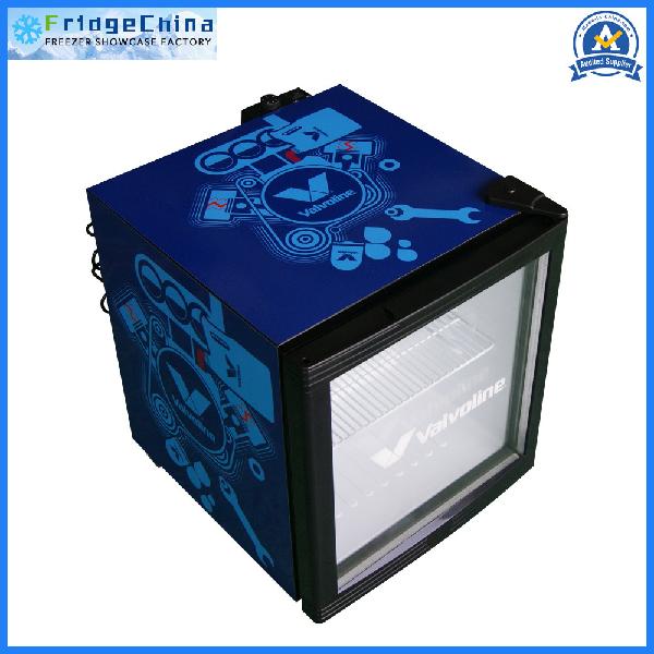 Mini Portable Glass Door Beer Display Fridge Customized Cooler
