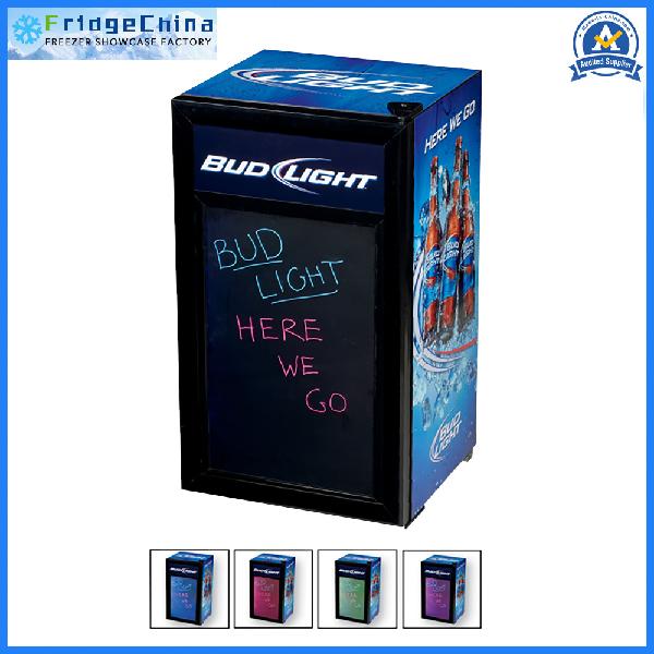 Commercial Beverage Fridge with LED Writing Board