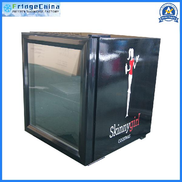 Vertical Display Door Chiller Refrigerator Beverage Showcase