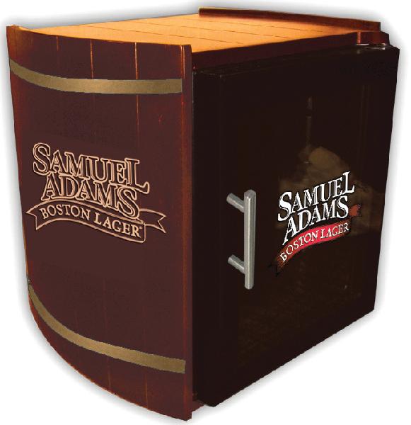 Retro Compact Wooden Fridge