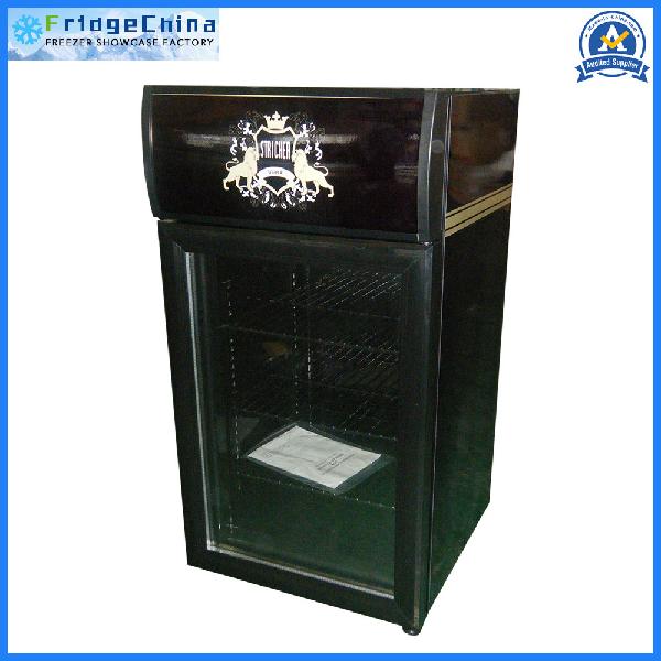 Upright Hotel Glass Display Cooler for Beverage