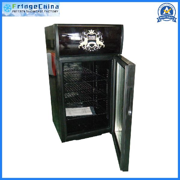 Upright Hotel Glass Display Cooler for Beverage