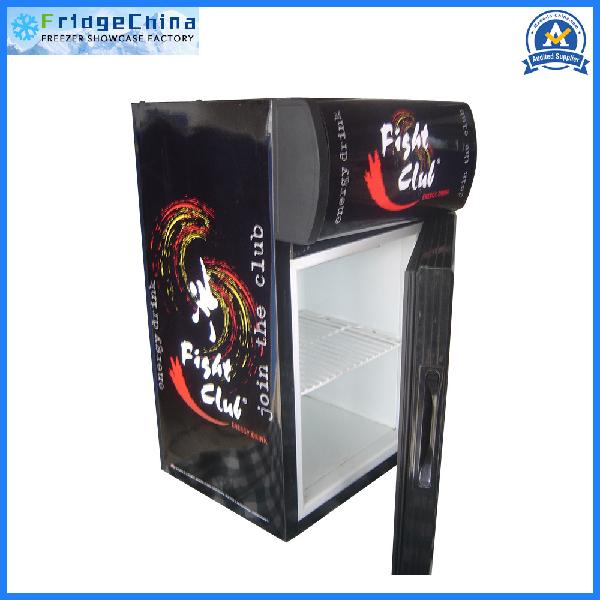 Mini Glass Door Beverage Cooler Fridge