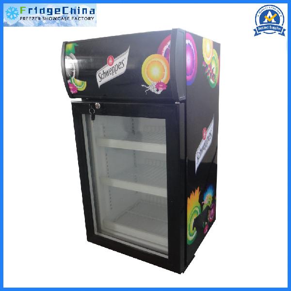 Glass Door Cooler for Beverage Promotion