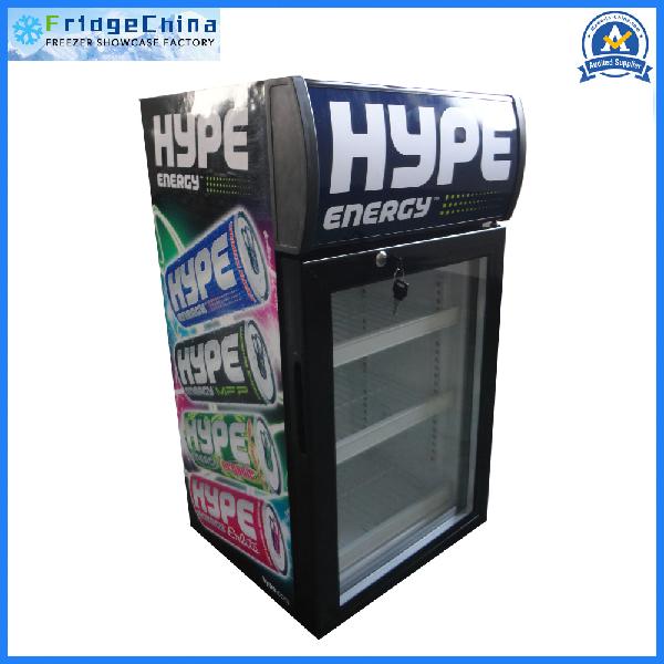 Swing Door Commercial Upright Display Showcase Cooler for Beverage Stock