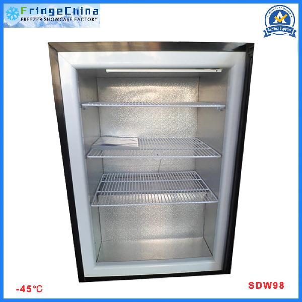 Super Low Temperature Upright Glass Door Freezer