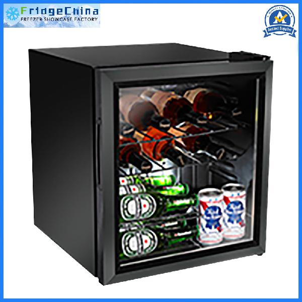 52L Branding Glass Door Mini Fridge for Drinks Promotion