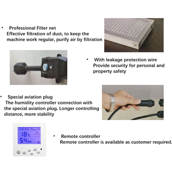 380V/50Hz 50gallon Swimming Pool Room Dehumidification 240L/Day Intelligent Humidity Controller with Timing Function