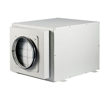 High efficiency compact automatic drainage ceiling air dehumidifier for construction building basement emergency drying