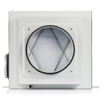 High efficiency compact automatic drainage ceiling air dehumidifier for construction building basement emergency drying
